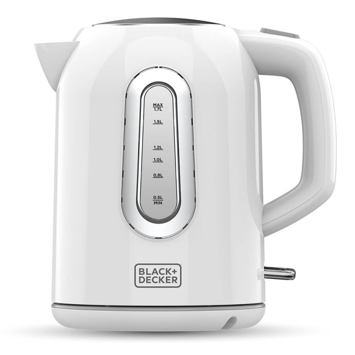 BLACK+DECKER Kettle 1,7L White ryhmässä KOTI, TALOUS JA PUUTARHA / Kodinkoneet / Vesi ja mehu / Vedenkeitin @ TP E-commerce Nordic AB (C35330)