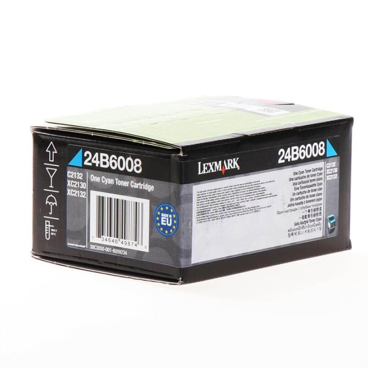 Lexmark Toner 24B6008 Cyan, Return ryhmässä TIETOKOONET & TARVIKKEET / Tulostimet & Tarvikkeet / Musteet ja väriaineet / Toner / Lexmark @ TP E-commerce Nordic AB (C36642)