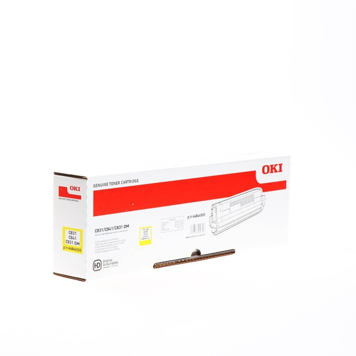 OKI Toner 44844505 Keltainen ryhmässä TIETOKOONET & TARVIKKEET / Tulostimet & Tarvikkeet / Musteet ja väriaineet / Toner / OKI @ TP E-commerce Nordic AB (C36848)