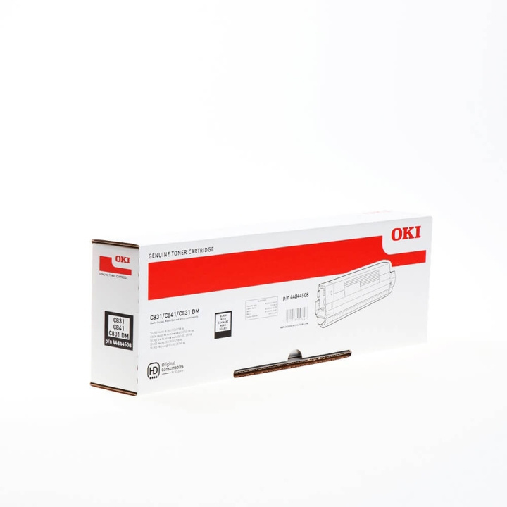 OKI Toner 44844508 Musta ryhmässä TIETOKOONET & TARVIKKEET / Tulostimet & Tarvikkeet / Musteet ja väriaineet / Toner / OKI @ TP E-commerce Nordic AB (C36851)