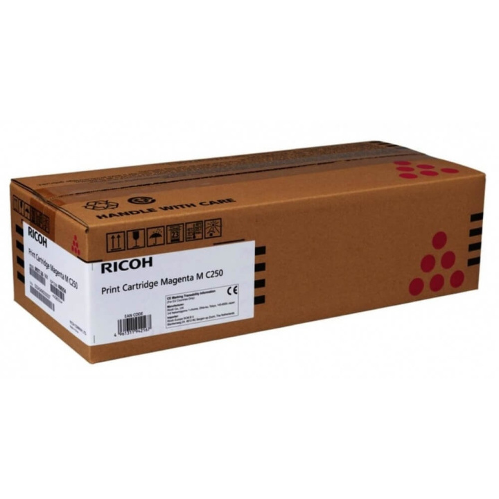 Ricoh Toner 408354 M C250 Magenta ryhmässä TIETOKOONET & TARVIKKEET / Tulostimet & Tarvikkeet / Musteet ja väriaineet / Toner / Ricoh @ TP E-commerce Nordic AB (C37112)