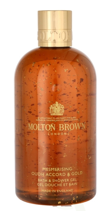 Molton Brown M.Brown Mesmer. Oudh Accord & Gold Bath Shower Gel 300 ml ryhmässä KAUNEUS JA TERVEYS / Ihonhoito / Kehon hoito / Kylpy- ja suihkugeelit @ TP E-commerce Nordic AB (C37926)