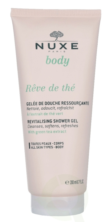 Nuxe Body Reve De The Revitalsing Shower Gel 200 ml ryhmässä KAUNEUS JA TERVEYS / Ihonhoito / Kehon hoito / Kylpy- ja suihkugeelit @ TP E-commerce Nordic AB (C37959)
