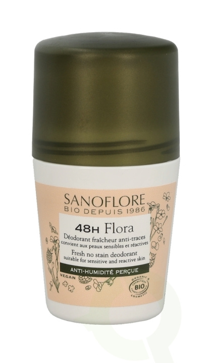 Sanoflore 48H Flora Deodorant 50 ml ryhmässä KAUNEUS JA TERVEYS / Tuoksut & Parfyymit / Deodorantit / Naisten deodorantit @ TP E-commerce Nordic AB (C38015)