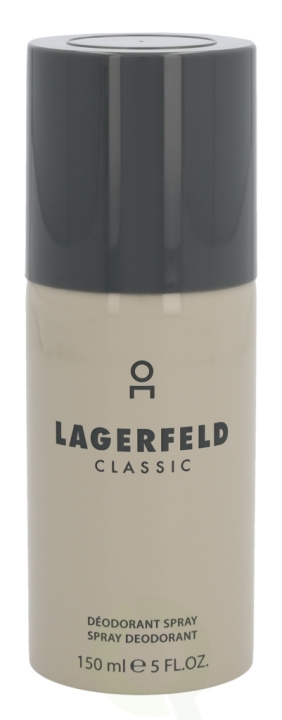 Lagerfeld Karl Lagerfeld Classic Deo Spray 150 ml ryhmässä KAUNEUS JA TERVEYS / Tuoksut & Parfyymit / Deodorantit / Miesten deodorantit @ TP E-commerce Nordic AB (C38178)