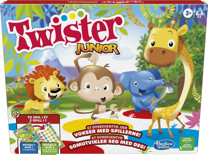 Hasbro Twister Junior -peli SE/FI ryhmässä LELUT, TUOTTEET LAPSILLE JA VAUVOILLE / Peli / Lautapelit @ TP E-commerce Nordic AB (C38497)