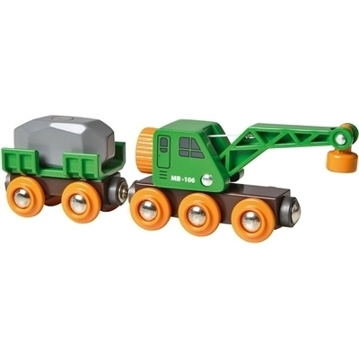 Brio World 33698 - Nosturivaunu ryhmässä LELUT, TUOTTEET LAPSILLE JA VAUVOILLE / Leikkikalut, Askartelu &Pelit / Rakennuslelut / Brio junaradat @ TP E-commerce Nordic AB (C40381)