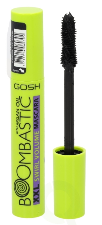 Gosh Boombastic XXL Swirl Volume Mascara 13 ml #001 Black ryhmässä KAUNEUS JA TERVEYS / Meikit / Silmät ja kulmat / Ripsiväri @ TP E-commerce Nordic AB (C40623)