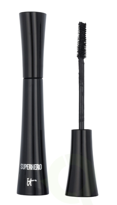 IT Cosmetics Superhero Elastic Stretch Volumizing Mascara 9 ml Super Black ryhmässä KAUNEUS JA TERVEYS / Meikit / Silmät ja kulmat / Ripsiväri @ TP E-commerce Nordic AB (C40646)