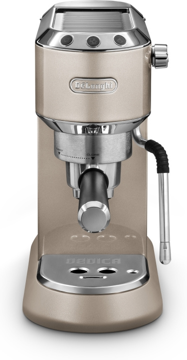 DeLonghi De\'Longhi EC885.BG Dedica Arte -espressokeitin, beigen kulta ryhmässä KOTI, TALOUS JA PUUTARHA / Kodinkoneet / Kahvikoneet ja tarvikkeet / Espressokoneet @ TP E-commerce Nordic AB (C40915)