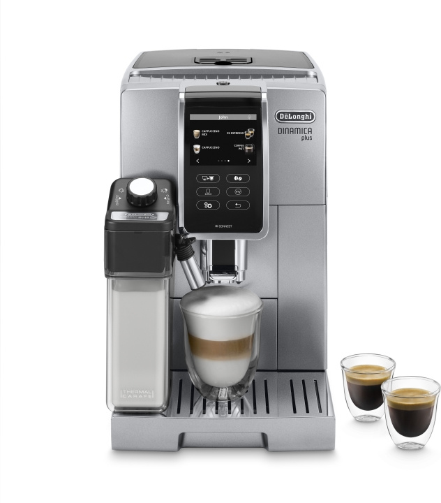 DeLonghi Dinamica Plus ECAM370.95.S -kahviautomaatti ryhmässä KOTI, TALOUS JA PUUTARHA / Kodinkoneet / Kahvikoneet ja tarvikkeet / Kahvinkeittimet @ TP E-commerce Nordic AB (C40959)