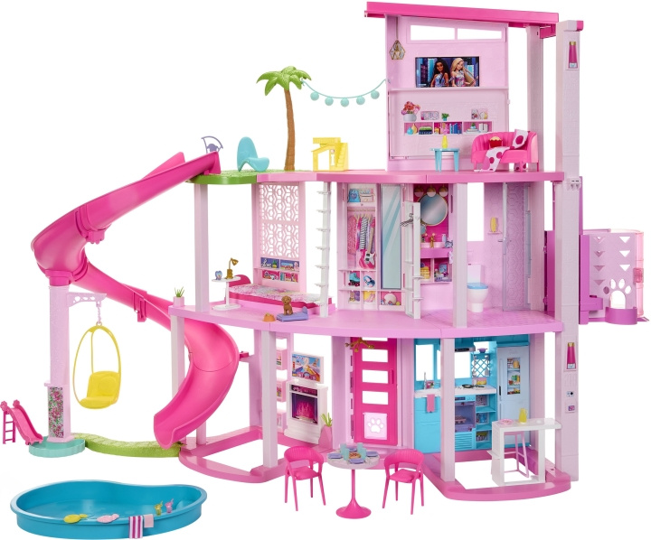 Barbie Dreamhouse - nukkekoti ryhmässä LELUT, TUOTTEET LAPSILLE JA VAUVOILLE / Leikkikalut, Askartelu &Pelit / Nuket & Tarvikkeet @ TP E-commerce Nordic AB (C41123)