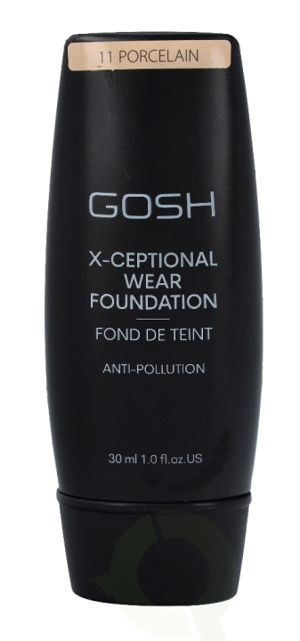 Gosh X-Ceptional Wear Foundation Long Lasting Makeup 30 ml 11 Porcelain ryhmässä KAUNEUS JA TERVEYS / Meikit / Meikit Kasvot / Meikkivoide @ TP E-commerce Nordic AB (C41480)