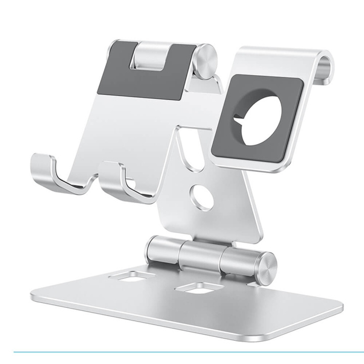 desire2 Restore Pro Charging Stand For Apple Watch Silver ryhmässä ÄLYPUHELIMET JA TABLETIT / Laturit & Kaapelit / Qi Langaton laturi @ TP E-commerce Nordic AB (C42097)