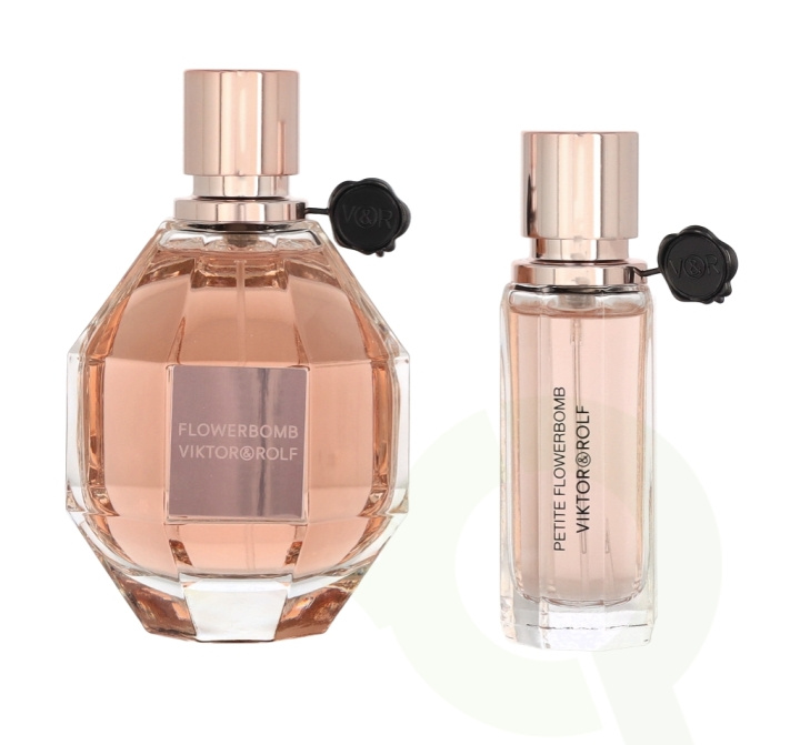 Viktor & Rolf Flowerbomb Giftset 120 ml, Edp Spray 100ml/Edp Spray 20ml ryhmässä KAUNEUS JA TERVEYS / Lahjapakkaukset / Naisten lahjapakkaukset @ TP E-commerce Nordic AB (C42530)