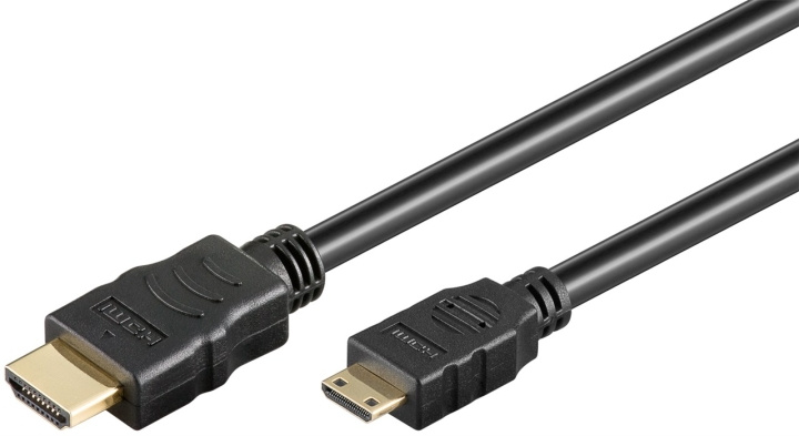 Goobay Höghastighets HDMI™-kabel med Ethernet (mini) HDMI™-kontakt (typ A) > HDMI™-minikontakt (typ C) ryhmässä KODINELEKTRONIIKKA / Kaapelit & Sovittimet / HDMI / Kaapelit @ TP E-commerce Nordic AB (C42639)