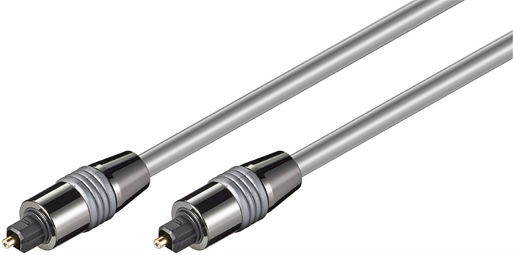 Goobay Toslink-kabel 6 mm med metallpluggar Toslink-kontakt > Toslink-kontakt, ø 6 mm ryhmässä KODINELEKTRONIIKKA / Kaapelit & Sovittimet / Digitaalinen ääni @ TP E-commerce Nordic AB (C42709)