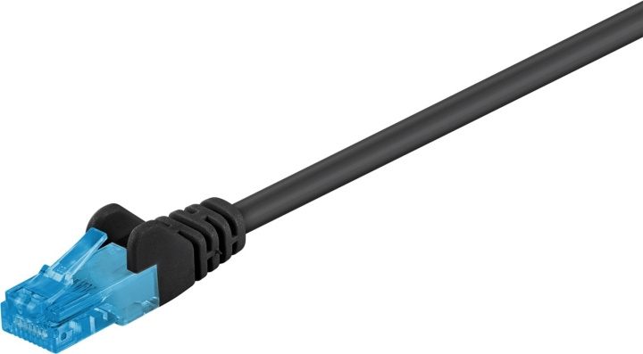 Goobay Patchkabel CAT 6A, U/UTP, svart kopparledare (CU), halogenfri kabelhölje (LSZH) ryhmässä TIETOKOONET & TARVIKKEET / Kaapelit & Sovittimet / Verkko / Cat6 @ TP E-commerce Nordic AB (C42899)