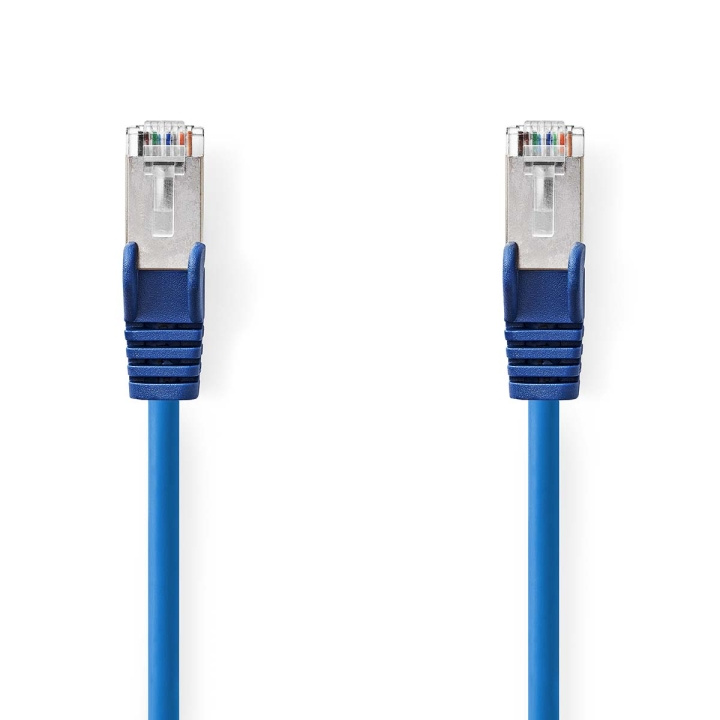 Nedis CAT5e verkkokaapeli | SF/UTP | RJ45 uros | RJ45 uros | 10.0 m | Pyöreä | PVC | Sininen | Label ryhmässä TIETOKOONET & TARVIKKEET / Kaapelit & Sovittimet / Verkko / Cat5e @ TP E-commerce Nordic AB (C44422)