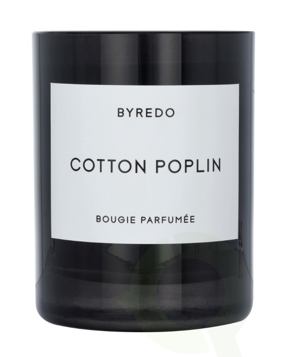 Byredo Candle 240 gr Cotton Poplin ryhmässä KAUNEUS JA TERVEYS / Tuoksut & Parfyymit / Muut tuoksut / Tuoksukynttilät @ TP E-commerce Nordic AB (C44837)