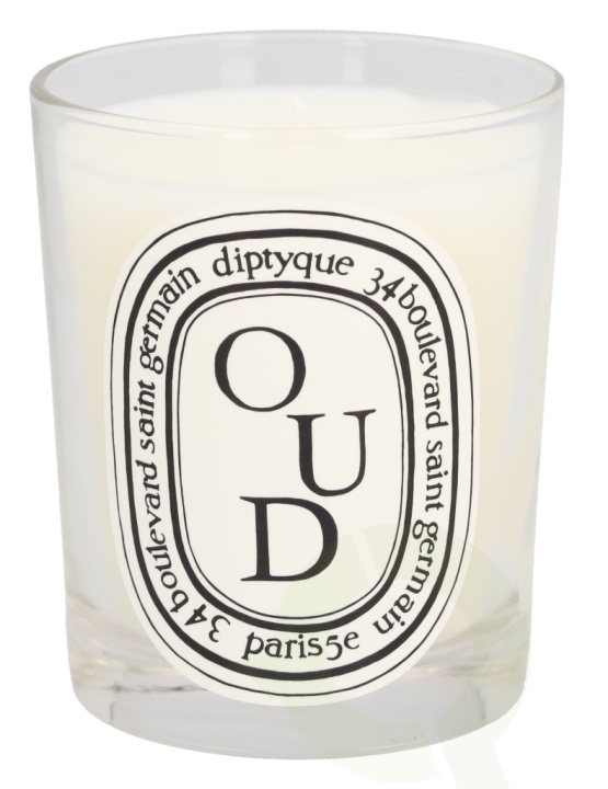 Diptyque Oud Scented Candle 190 gr ryhmässä KAUNEUS JA TERVEYS / Tuoksut & Parfyymit / Muut tuoksut / Tuoksukynttilät @ TP E-commerce Nordic AB (C44867)