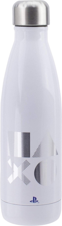 Paladone PlayStation 5 Metal Water Bottle -metallinen juomapullo ryhmässä KODINELEKTRONIIKKA / Pelikonsolit & Tarvikkeet / Sony PlayStation 5 @ TP E-commerce Nordic AB (C44982)