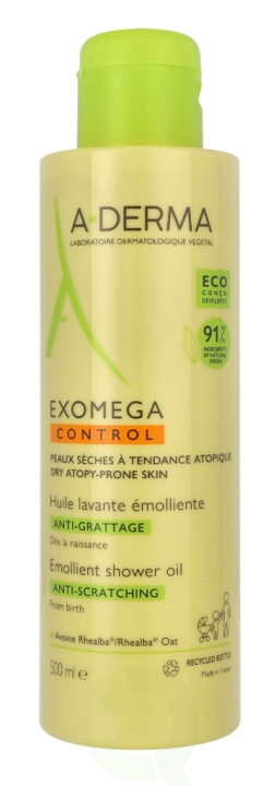 A-Derma Exomega Control Emollient Shower Oil 500 ml ryhmässä KAUNEUS JA TERVEYS / Ihonhoito / Kehon hoito / Kylpy- ja suihkugeelit @ TP E-commerce Nordic AB (C45857)