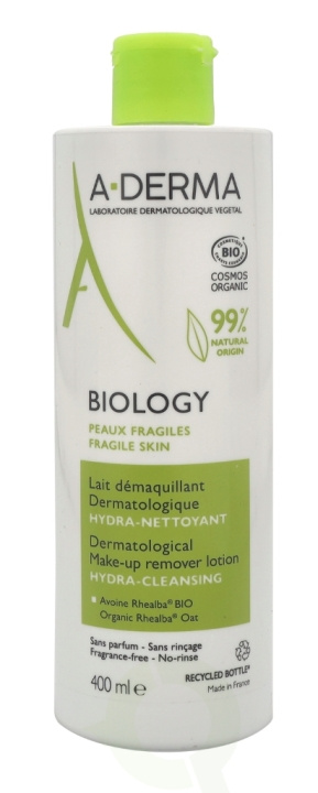 A-Derma Biology Dermatological Make-Up Remover Lotion 400 ml ryhmässä KAUNEUS JA TERVEYS / Meikit / Meikinpoisto @ TP E-commerce Nordic AB (C45875)