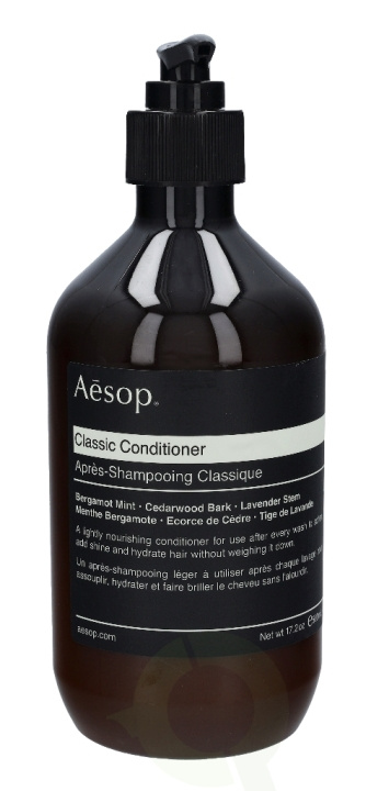 AESOP Classic Conditioner 500 ml ryhmässä KAUNEUS JA TERVEYS / Hiukset &Stailaus / Hiustenhoito / Hoitoaine @ TP E-commerce Nordic AB (C45895)