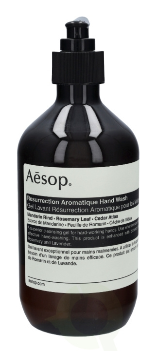 AESOP Resurrection Aromatique Hand Wash 500 ml With Pump ryhmässä KAUNEUS JA TERVEYS / Ihonhoito / Kehon hoito / Käsisaippua @ TP E-commerce Nordic AB (C45899)