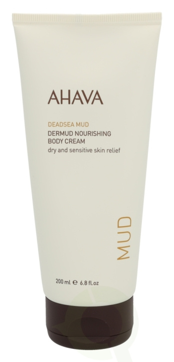 Ahava Deadsea Mud Dermud Nourishing Body Cream 200 ml Dry And Sensitive Skin Relief ryhmässä KAUNEUS JA TERVEYS / Ihonhoito / Kehon hoito / Vartalovoide @ TP E-commerce Nordic AB (C46007)