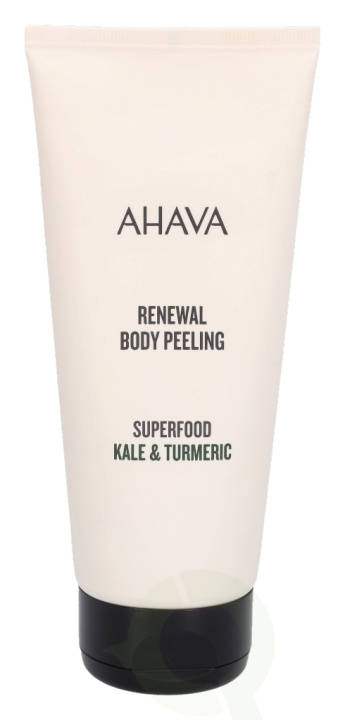 Ahava Renewal Body Peeling Kale & Turmeric 200 ml ryhmässä KAUNEUS JA TERVEYS / Ihonhoito / Kasvot / Kasvovoide @ TP E-commerce Nordic AB (C46065)