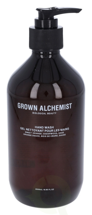 Grown Alchemist Hand Wash 500 ml Sweet Orange, Cedarwood & Sage ryhmässä KAUNEUS JA TERVEYS / Ihonhoito / Kehon hoito / Käsisaippua @ TP E-commerce Nordic AB (C46317)