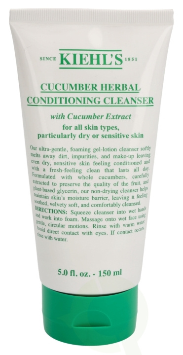 Kiehls Kiehl\'s Cucumber Herbal Conditioner Cleanser 150 ml All Skin Types ryhmässä KAUNEUS JA TERVEYS / Hiukset &Stailaus / Hiustenhoito / Hoitoaine @ TP E-commerce Nordic AB (C46371)