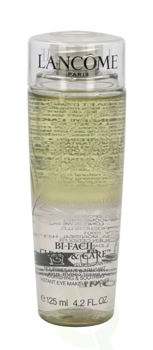 Lancome Bi-Facial Clean & Care Eye Make-Up Remover 125 ml ryhmässä KAUNEUS JA TERVEYS / Meikit / Meikinpoisto @ TP E-commerce Nordic AB (C46379)