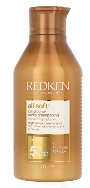 Redken All Soft Conditioner 300 ml Moisturizig/ Hydratant Dry Brittle Hair ryhmässä KAUNEUS JA TERVEYS / Hiukset &Stailaus / Hiustenhoito / Hoitoaine @ TP E-commerce Nordic AB (C46617)