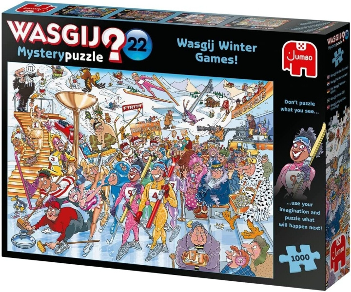 Royal Jumbo BV Wasgij Destiny 22 Winter Games!-mysteeripalapeli, 1000 palaa ryhmässä URHEILU, VAPAA-AIKA JA HARRASTUS / Harrastus / Palapeli @ TP E-commerce Nordic AB (C46860)