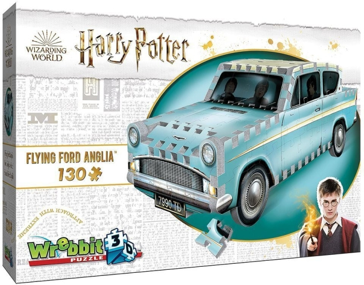 Harry Potter Wrebbit Flying Ford Anglia 3D-palapeli, 130 palaa ryhmässä URHEILU, VAPAA-AIKA JA HARRASTUS / Harrastus / Palapeli @ TP E-commerce Nordic AB (C46890)