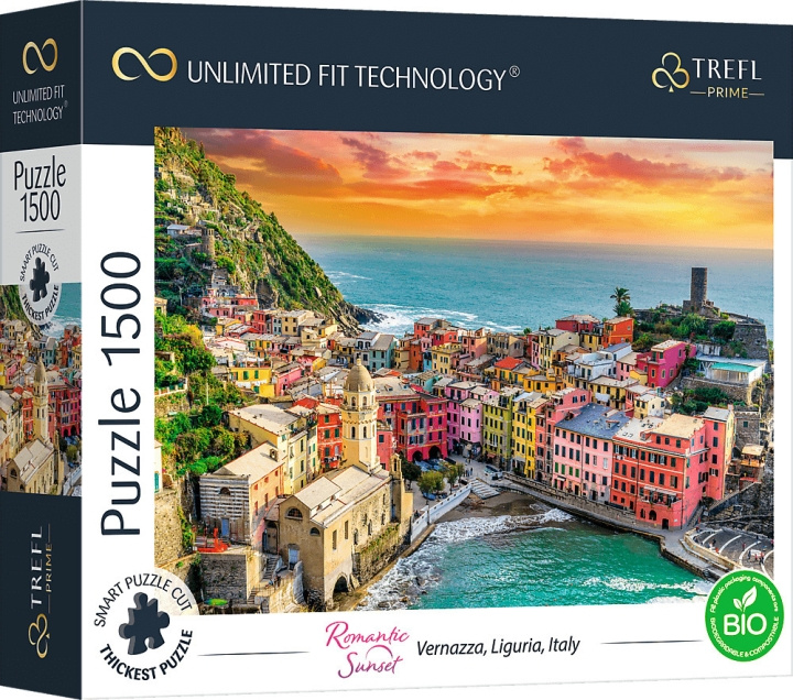 Trefl Prime Vernazza, Liguria, Italy -palapeli, 1500 palaa ryhmässä URHEILU, VAPAA-AIKA JA HARRASTUS / Harrastus / Palapeli @ TP E-commerce Nordic AB (C46905)