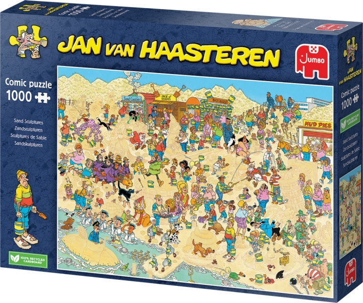 Royal Jumbo BV Jan Van Haasteren, Sand Sculptures -palapeli, 1000 palaa ryhmässä LELUT, TUOTTEET LAPSILLE JA VAUVOILLE / Leikkikalut, Askartelu &Pelit / Lasten palapeli @ TP E-commerce Nordic AB (C46987)