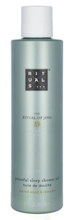 Rituals Jing Peaceful Sleep Shower Oil 200 ml Sacred Wood & Lavender ryhmässä KAUNEUS JA TERVEYS / Ihonhoito / Kehon hoito / Kylpy- ja suihkugeelit @ TP E-commerce Nordic AB (C47536)