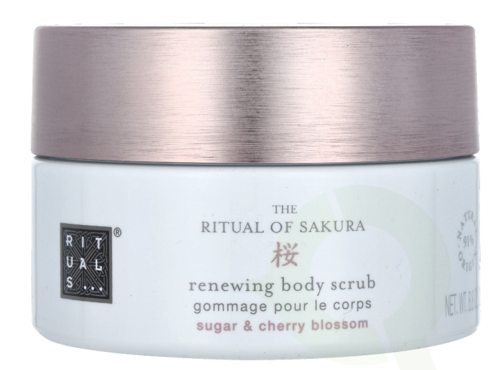 Rituals Sakura Renewing Body Scrub 250 gr Sugar & Cherry Blossom ryhmässä KAUNEUS JA TERVEYS / Ihonhoito / Kehon hoito / Kylpy- ja suihkugeelit @ TP E-commerce Nordic AB (C47568)