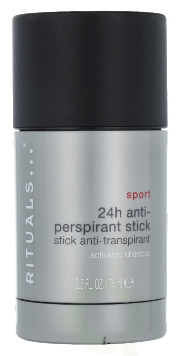 Rituals Sport 24H Anti-perspirant Stick 75 ml Activated Charcoal ryhmässä KAUNEUS JA TERVEYS / Tuoksut & Parfyymit / Deodorantit / Miesten deodorantit @ TP E-commerce Nordic AB (C47611)