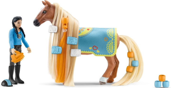 Schleich Horse Club 42585 Kim & Caramelo -aloituspakkaus ryhmässä LELUT, TUOTTEET LAPSILLE JA VAUVOILLE / Leikkikalut, Askartelu &Pelit / Figuurit, miniatyyrit ja tarvikkeet @ TP E-commerce Nordic AB (C47837)