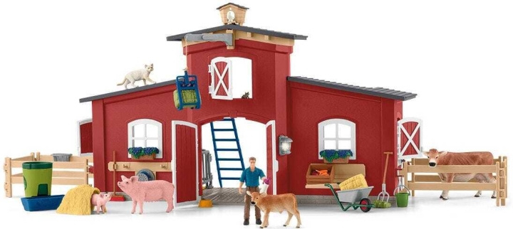 Schleich Farm World 42606 - Punainen Lato ryhmässä LELUT, TUOTTEET LAPSILLE JA VAUVOILLE / Leikkikalut, Askartelu &Pelit / Figuurit, miniatyyrit ja tarvikkeet @ TP E-commerce Nordic AB (C47884)