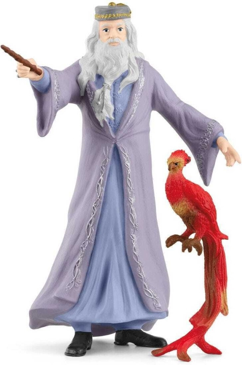 Schleich Harry Potter 42637 - Dumbledore & Fawkes ryhmässä LELUT, TUOTTEET LAPSILLE JA VAUVOILLE / Leikkikalut, Askartelu &Pelit / Figuurit, miniatyyrit ja tarvikkeet @ TP E-commerce Nordic AB (C47887)