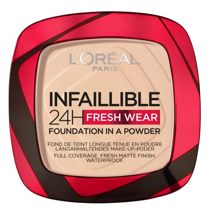 L\'ORÉAL PARIS L\'Oreal Infaillible 24h Fresh Wear Powder Foundation Ivory 20 ryhmässä KAUNEUS JA TERVEYS / Meikit / Meikit Kasvot / Meikkivoide @ TP E-commerce Nordic AB (C48270)