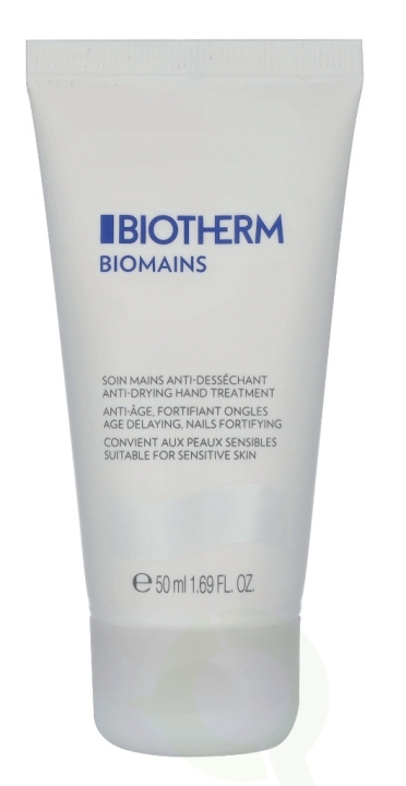 Biotherm Biomains Age Delaying Hand & Nail Treatment 50 ml ryhmässä KAUNEUS JA TERVEYS / Manikyyri/Pedikyyri / Käsirasva @ TP E-commerce Nordic AB (C48379)