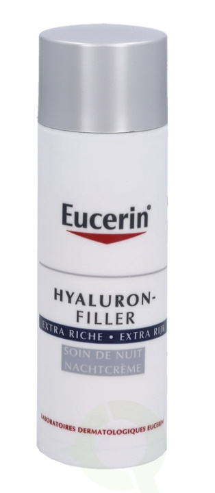 Eucerin Hyaluron-Filler Night Cream Extra Rich 50 ml ryhmässä KAUNEUS JA TERVEYS / Ihonhoito / Kasvot / Kasvovoide @ TP E-commerce Nordic AB (C48470)