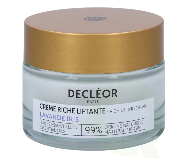 Decleor Lavender Iris Rich Lifting Cream 50 ml Anti-wrinkles ryhmässä KAUNEUS JA TERVEYS / Ihonhoito / Kasvot / Kasvovoide @ TP E-commerce Nordic AB (C49043)